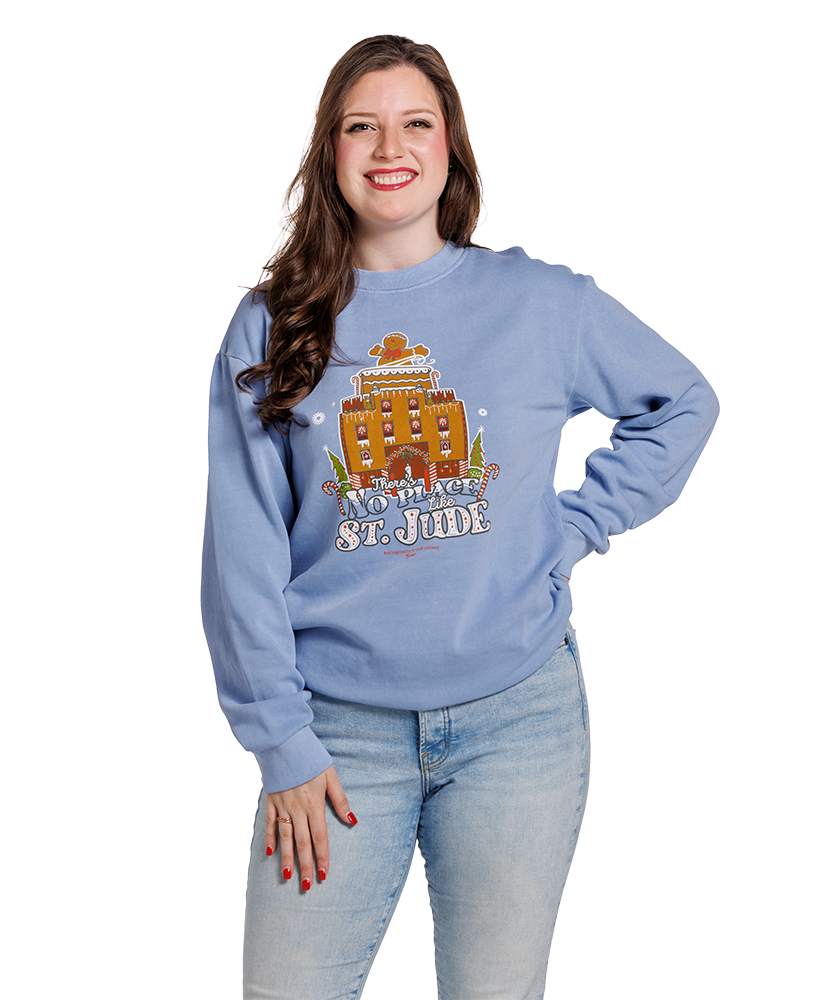 Primary image St. Jude Gingerbread Joy Sweatshirt